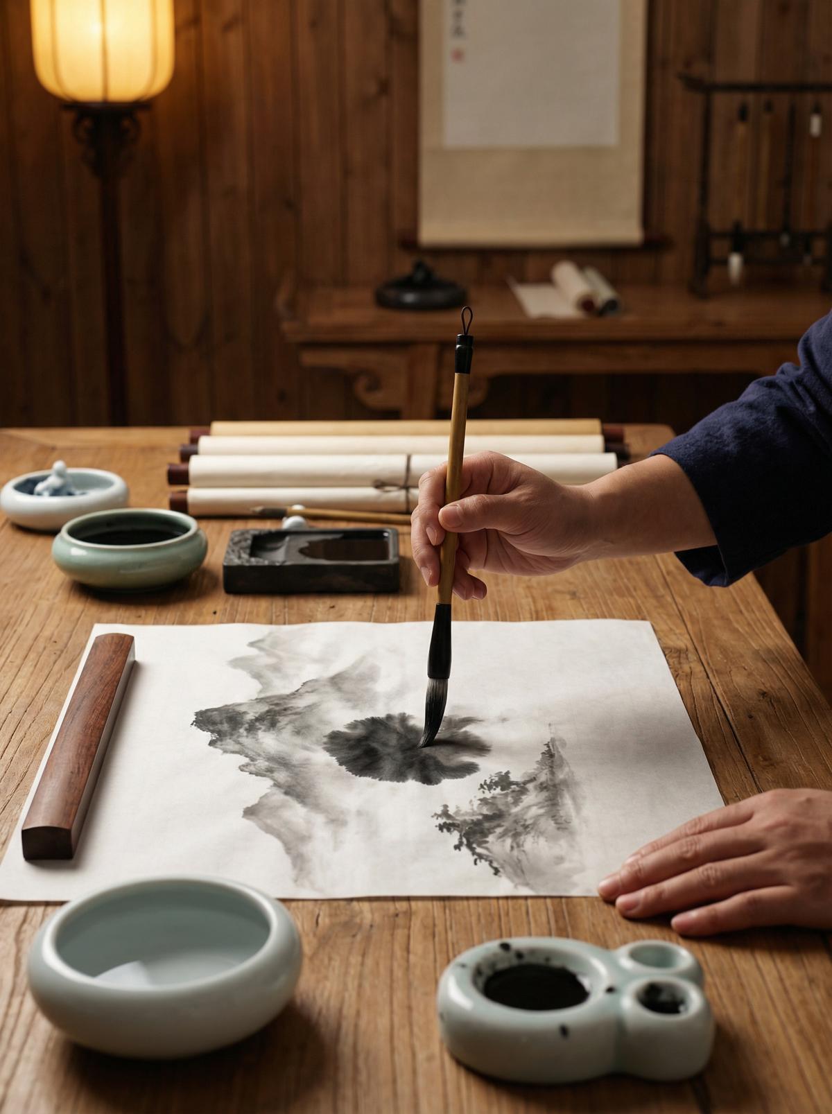 糖心Vlog 糖心Vlog：水墨雅集国画入门视频教程 - www.umtskry.cn